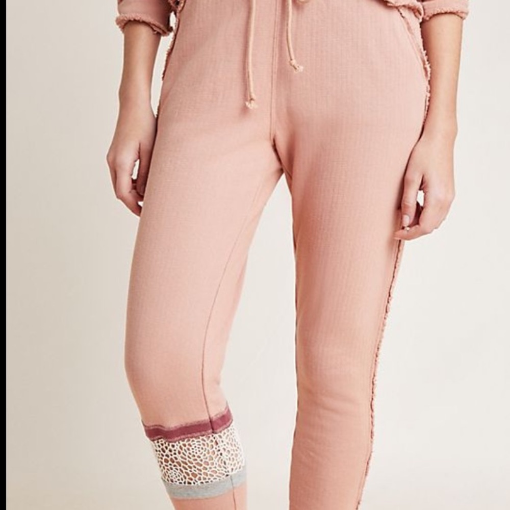 Free people movement workout pants with lace leg .